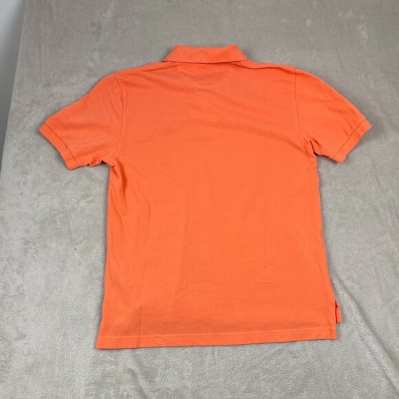 Brooks Brothers Mens Polo Shirt M Orange Performance 100% Cotton Original Fit Em - Picture 12 of 13